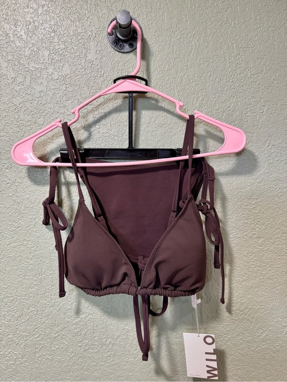 Wilo the Label Chocolate Bikini NWT L